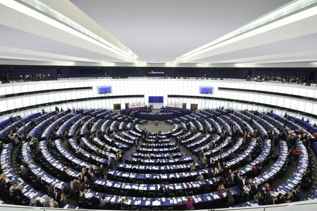 Le parlement européen en session